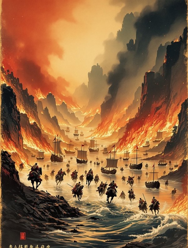赤壁（2008）历史影视海报